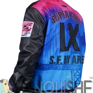 Super Bowl LX 2026 Varsity Jacket Back Look