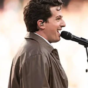 Super Bowl LX Charlie Puth Leather Jacket