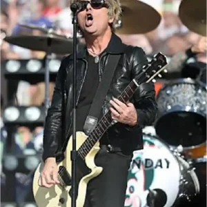 Super Bowl LX Green Day Billie Joe Armstrong Leather Jacket