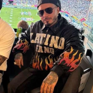 Super Bowl LX J Balvin Leather Jacket