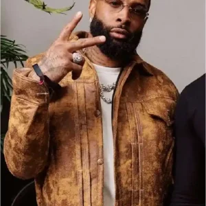 Super Bowl LX Odell Beckham Jr. Leather Jacket