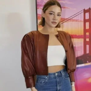 Super Bowl Madelyn Cline Leather Jacket