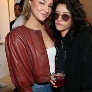 Super Bowl Madelyn Cline Leather Jacket