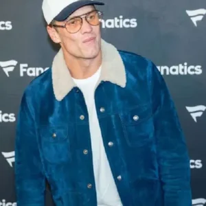 Super Bowl Party Tom Brady Blue Jacket