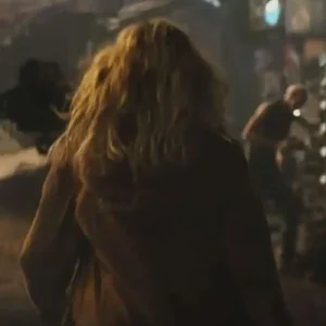 Supergirl Milly Alcock Brown Trench Coat