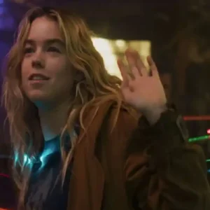 Supergirl Milly Alcock Brown Trench Coat