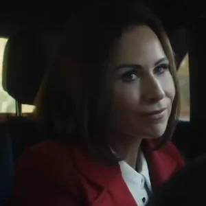 The Borderline Minnie Drive Red Coat