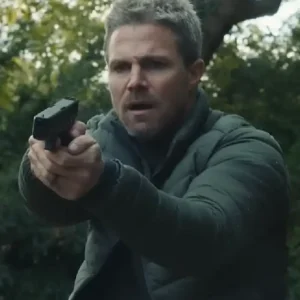 The Borderline Stephen Amell Puffer Jacket