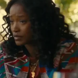 The Burbs Samira Fisher Print Bomber Jacket