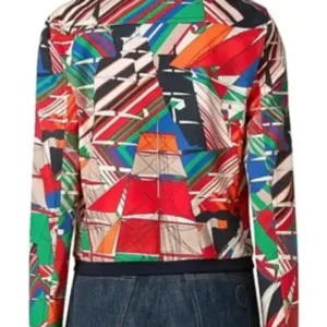 The Burbs Samira Fisher Print Bomber Jacket