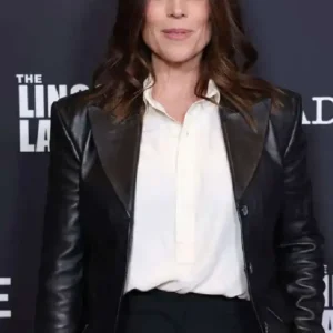 The Lincoln Lawyer Neve Campbell Leather Blazer