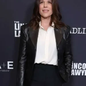 The Lincoln Lawyer Neve Campbell Leather Blazer