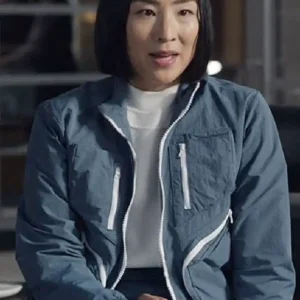 The Morning Show S02 Stella Bak Blue Jacket