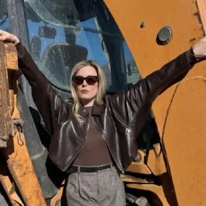 The Musical Gillian Jacobs Leather Jacket