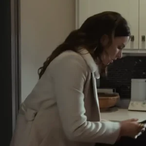 The Night Agent S03 Genesis Rodriguez Wool Coat