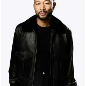 The Voice S29 John Legend Shearling Leather Jacket