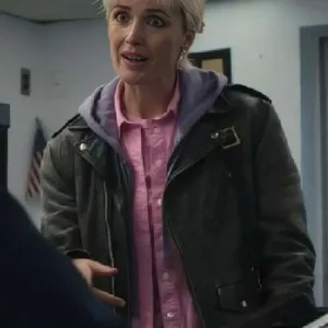Tow Rose Byrne Leather Jacket