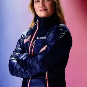 Winter Olympics Columbia Team USA Puffer Jacket