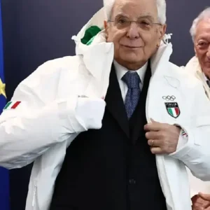 Winter Olympics Sergio Mattarella Jacket