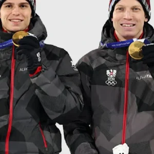 Winter Olympics Team Austria Grey Jacket