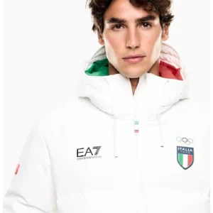 Winter Olympics Team Italia EA7 Ski Puffer Jacket