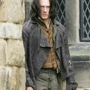 Wuthering Heights Tom Hardy Grey Wool Coat