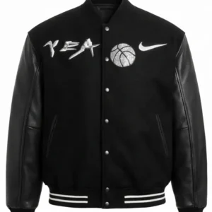 Yeat x Nike Black Varsity Jacket