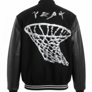 Yeat x Nike Black Varsity Jacket