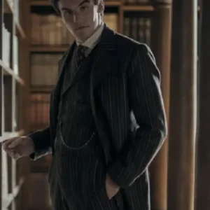 Young Sherlock Dónal Finn Black Blazer