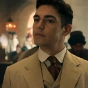 Young Sherlock Hero Fiennes Tiffin Beige Blazer