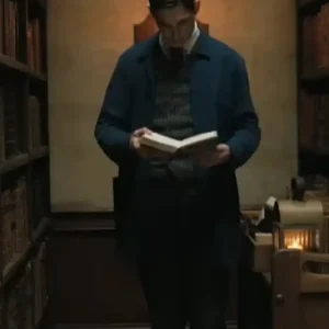 Young Sherlock Hero Fiennes Tiffin Blue Coat