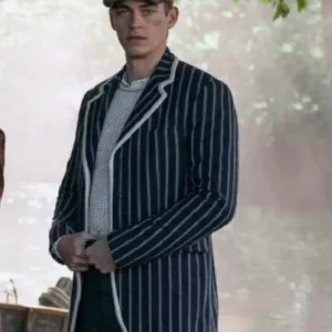Young Sherlock Hero Fiennes Tiffin Stripes Blazer