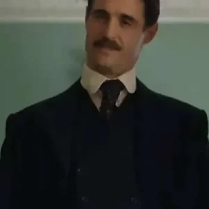 Young Sherlock Max Irons Black Coat