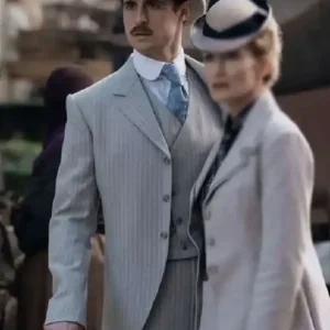 Young Sherlock Max Irons Grey Blazer