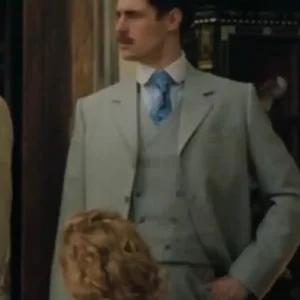 Young Sherlock Max Irons Grey Blazer