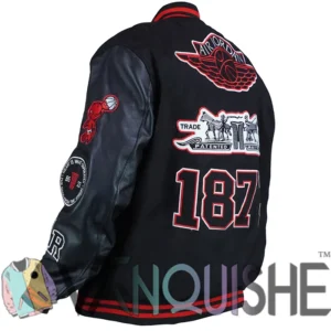 levis jordan varsity jacket Back