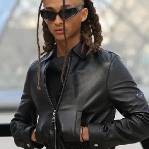 AW26 Show Jaden Smith Leather Jacket