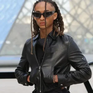 AW26 Show Jaden Smith Leather Jacket On Sale
