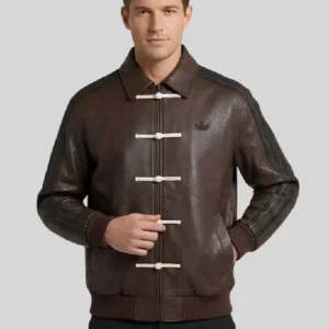 Adidas Chinese New Year Leather Jacket For Men and Women