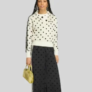 Adidas Polka Dots Track Jacket Off-White On Sale