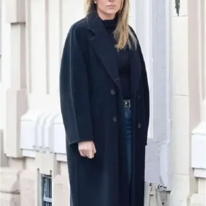 Alice Campello Black Wool Coat For Women