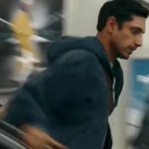 Bait S01 Riz Ahmed Blue Hooded Jacket