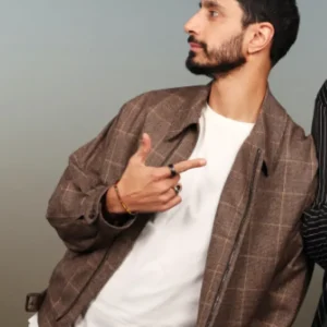 Bait S01 Riz Ahmed Funnel Check Jacket On Sale