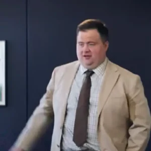 Balls Up 2026 Paul Walter Hauser Beige Blazer