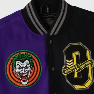 Batman The Joker Split Varsity Jacket