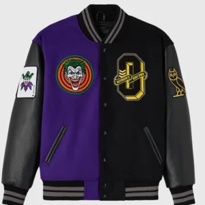 Batman x The Joker Split Varsity Jacket