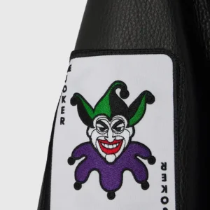 Batman x The Joker Split Varsity Jacket Front