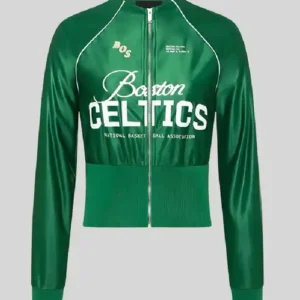 Boston Celtics NBA Cropped Jacket Front