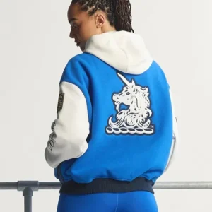 Boston Marathon 2026 Varsity Jacket Back