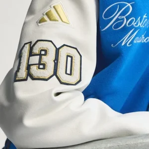 Boston Marathon 2026 Varsity Jacket Sleeves